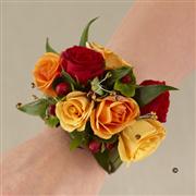 Sunshine Roses Wrist Corsage 
