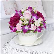 Mother&#39;s Day Teacup and Saucer 12